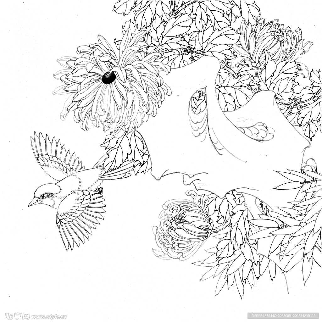 工笔花鸟