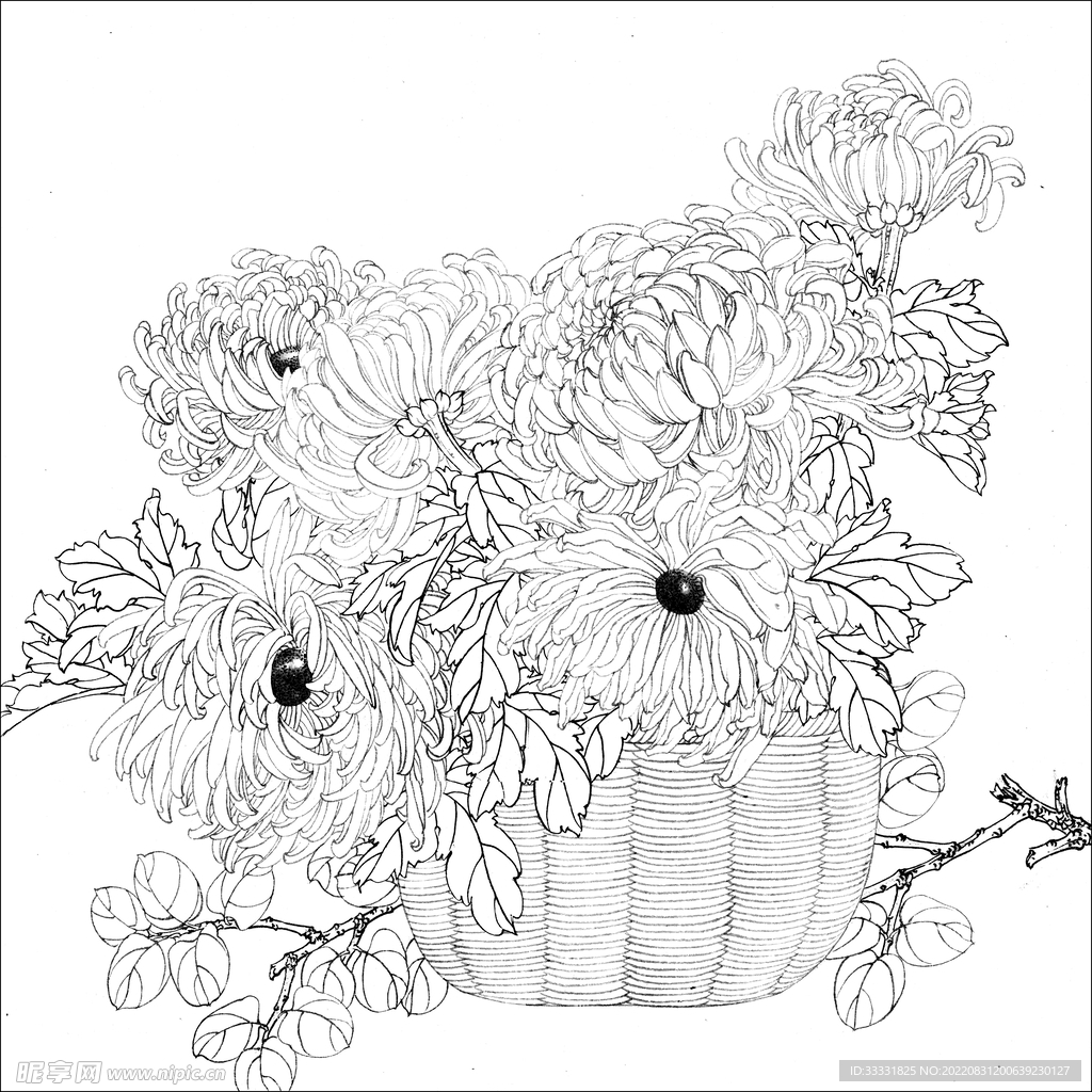 工笔花鸟