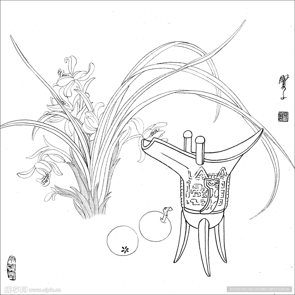 工笔花鸟