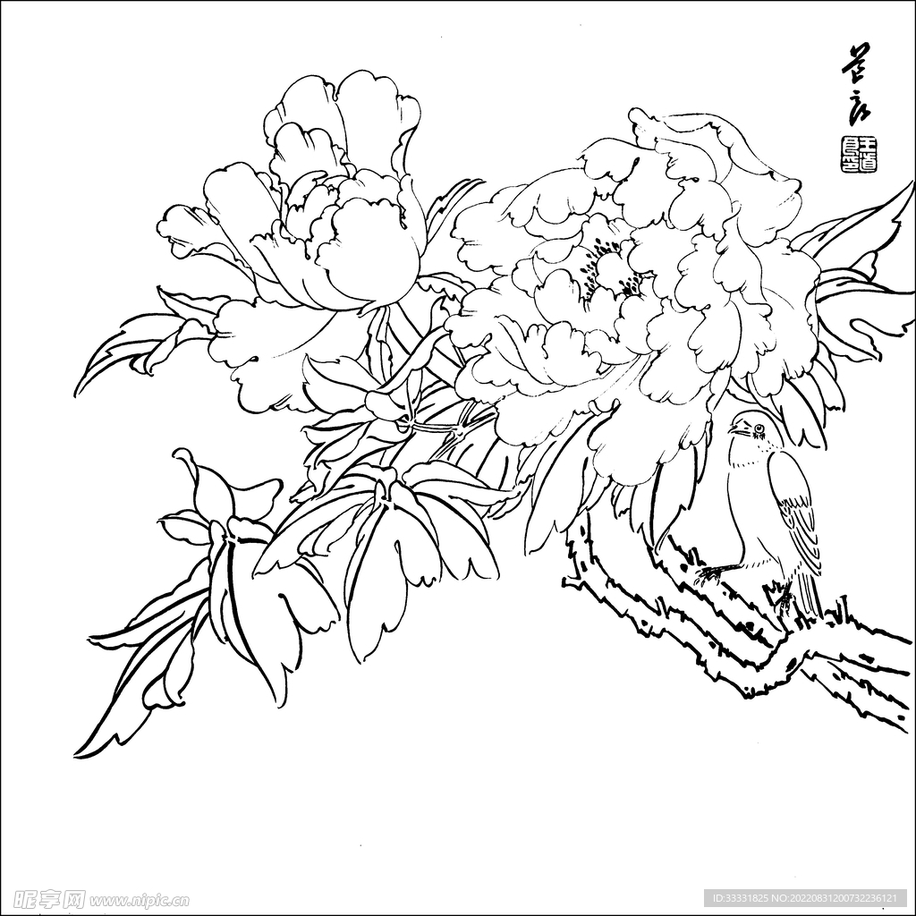 工笔花鸟