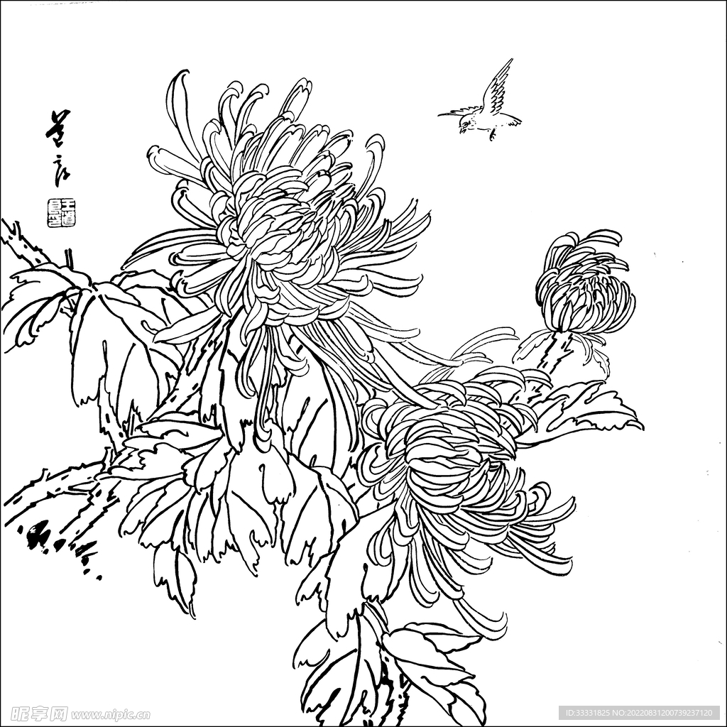 工笔花鸟