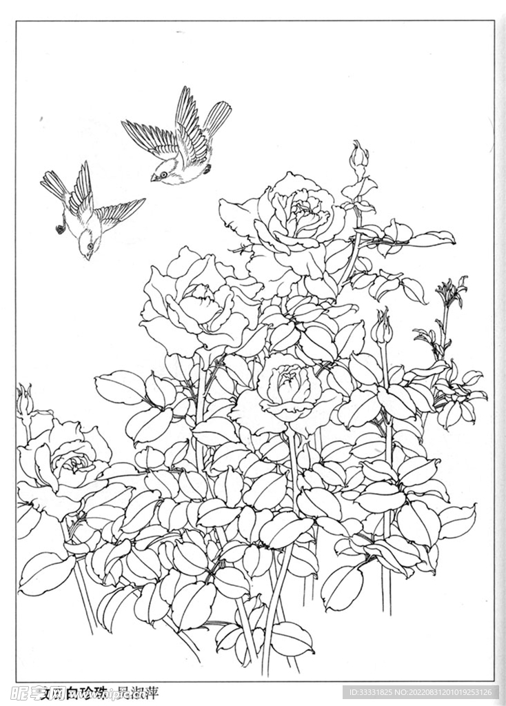 工笔花鸟