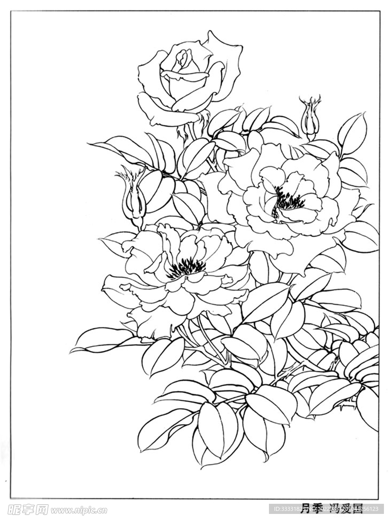 工笔花鸟