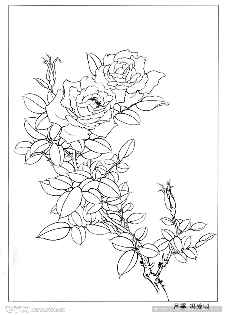 工笔花鸟