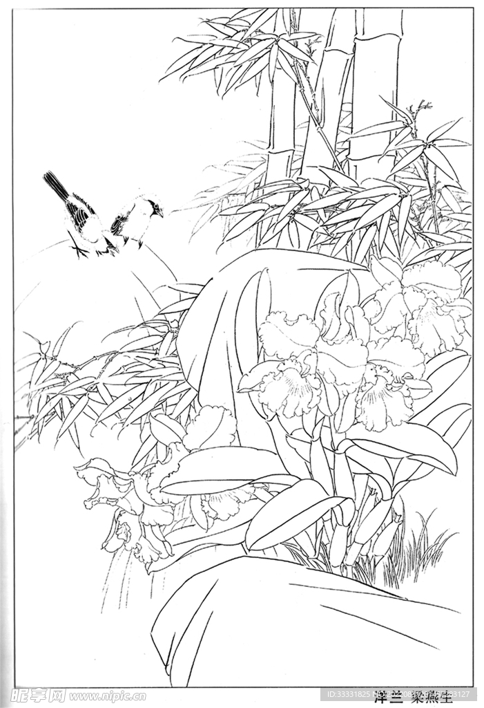 工笔花鸟