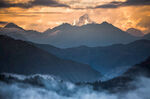 冬天高山