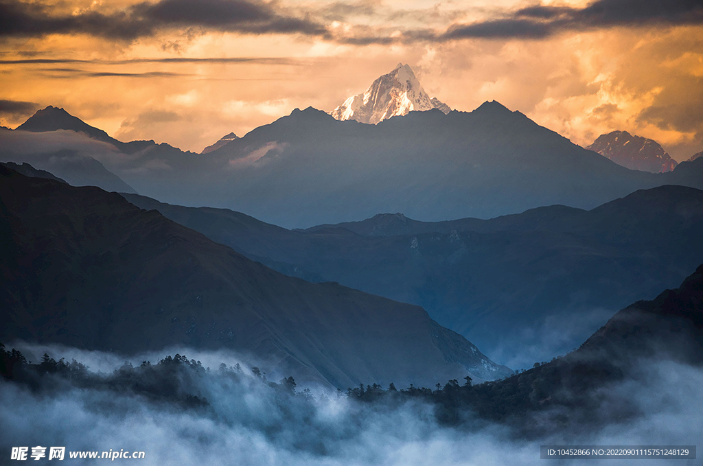 冬天高山