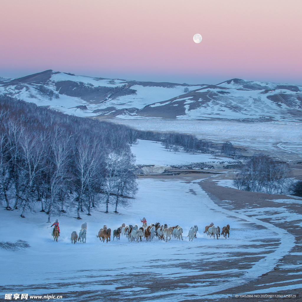 冬天雪景