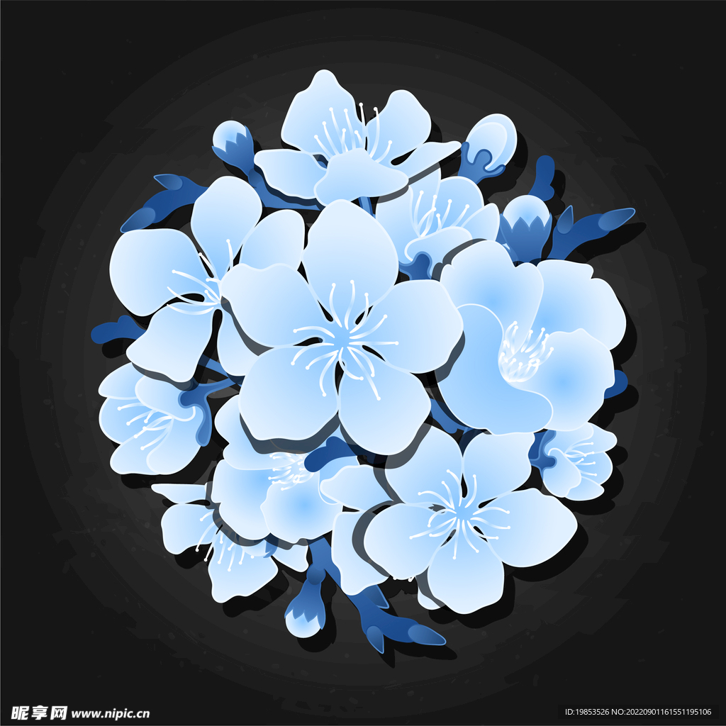 樱花图案