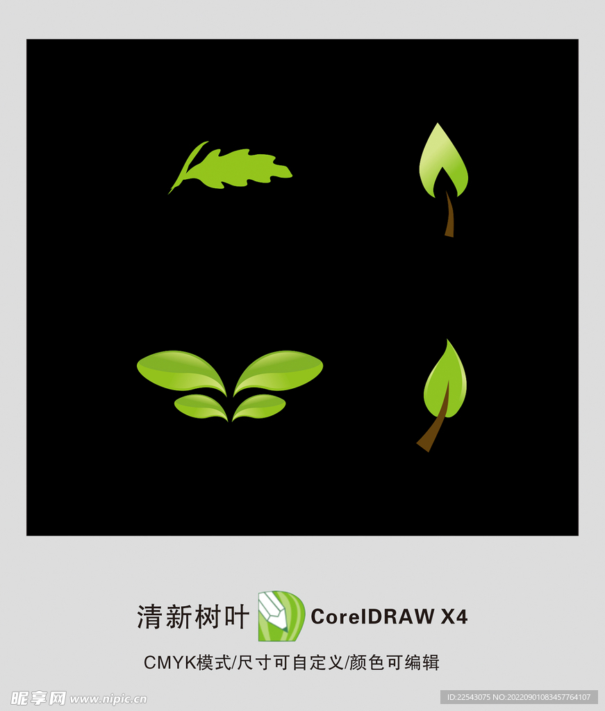 树叶绿色