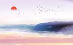 水墨山水画