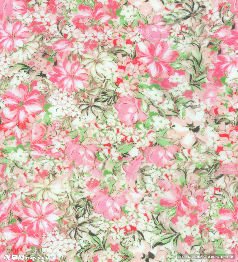 手绘碎花