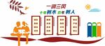 校园三风一训文化墙