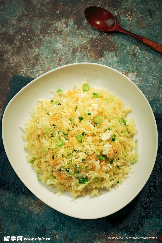 虾米肉松炒饭