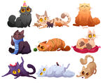 卡通猫集合