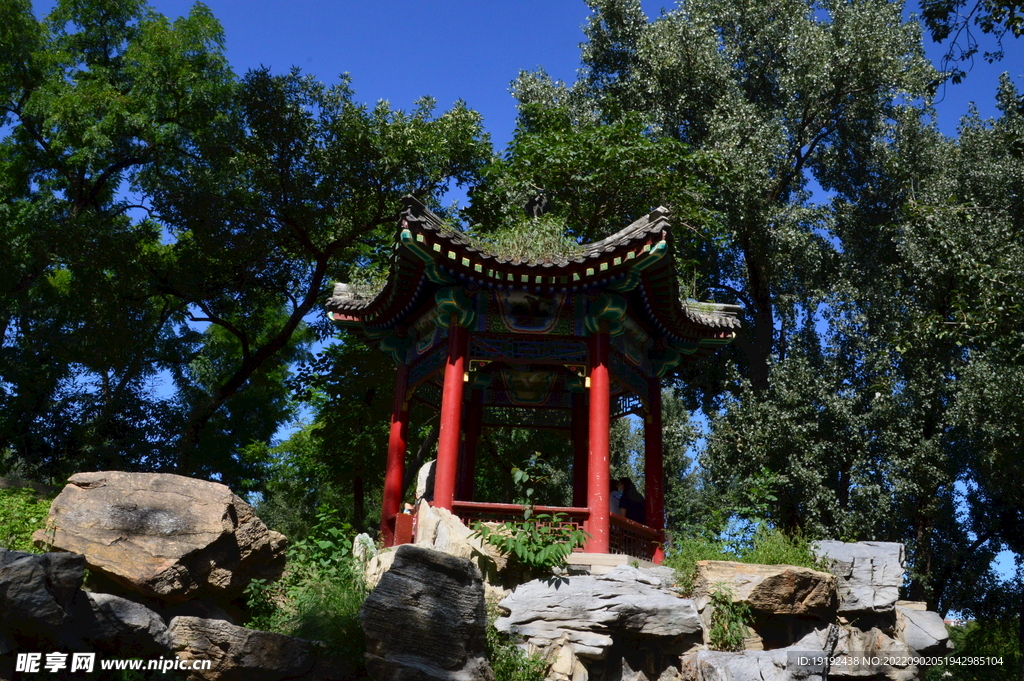 龙潭中湖风景 