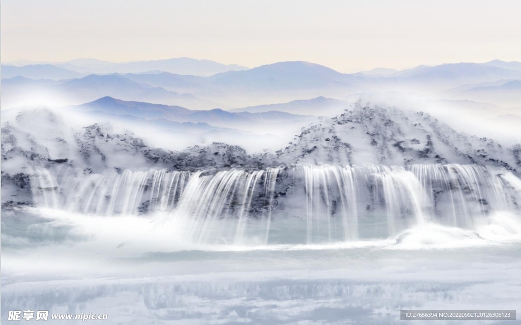 水墨山水画 