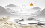 水墨山水画