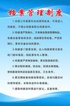 企业制度展板背景图片