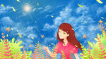 小清新简约创意海报图片