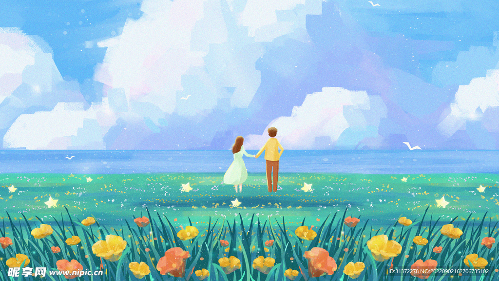 小清新简约创意海报图片