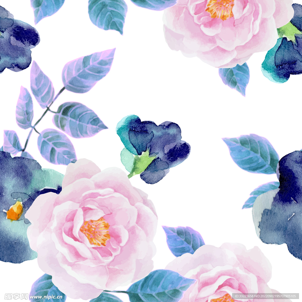 手绘花