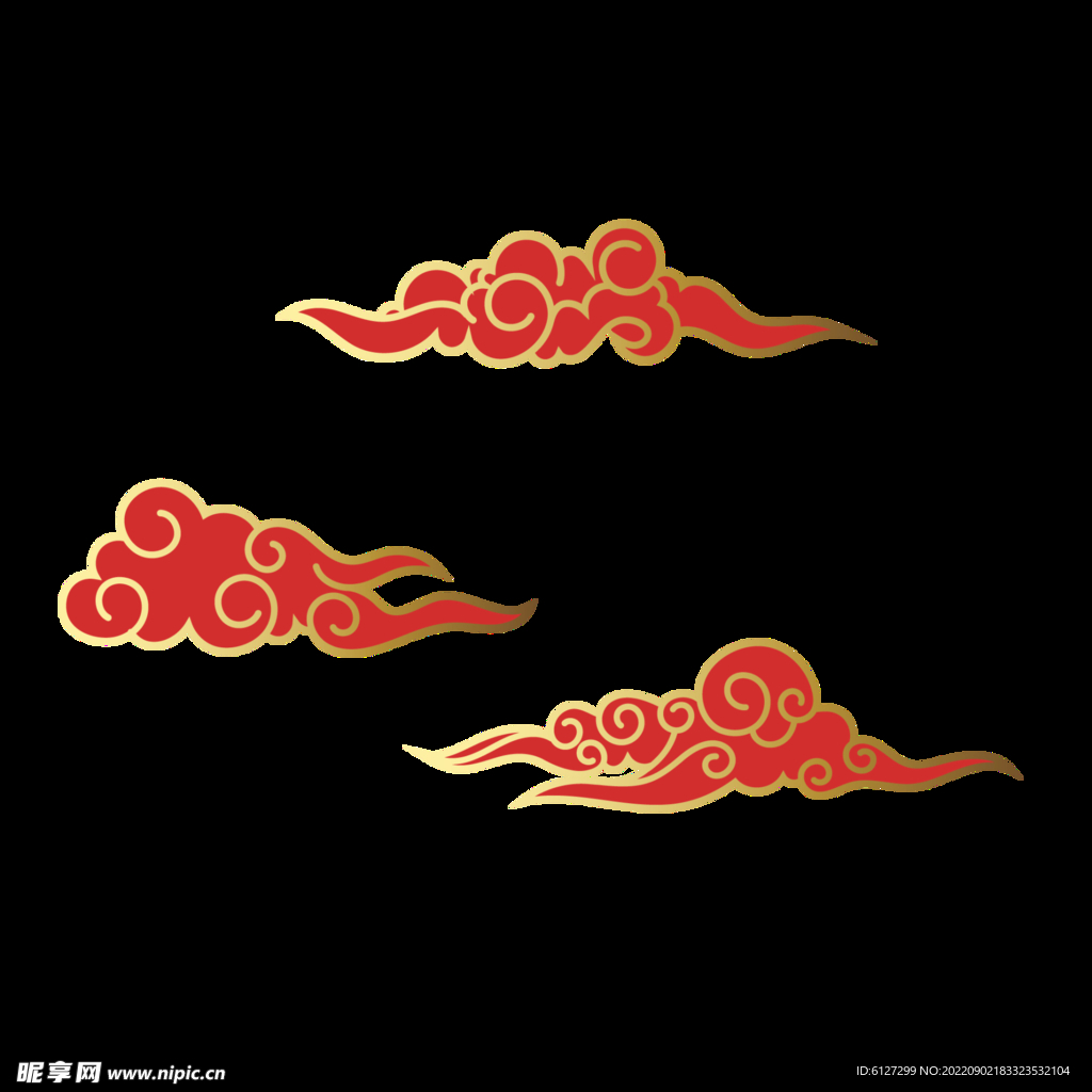 中国风祥云  