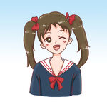  卡通女生头像