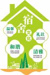 校园文明宿舍文化墙