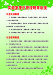 企业制度展板背景图片