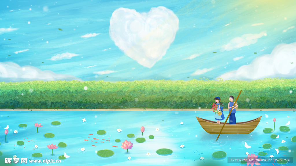 小清新简约创意海报图片