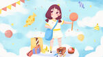 小清新简约创意海报图片