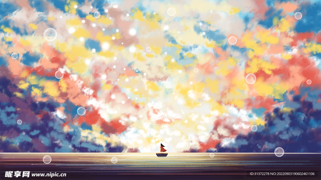 小清新简约创意海报图片