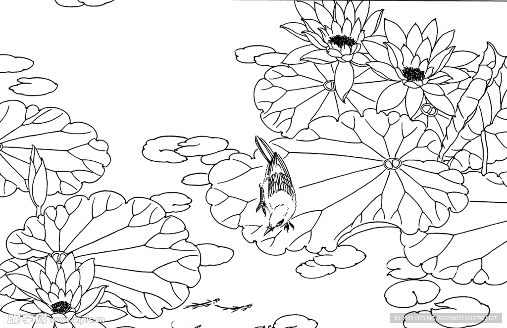 白描花卉