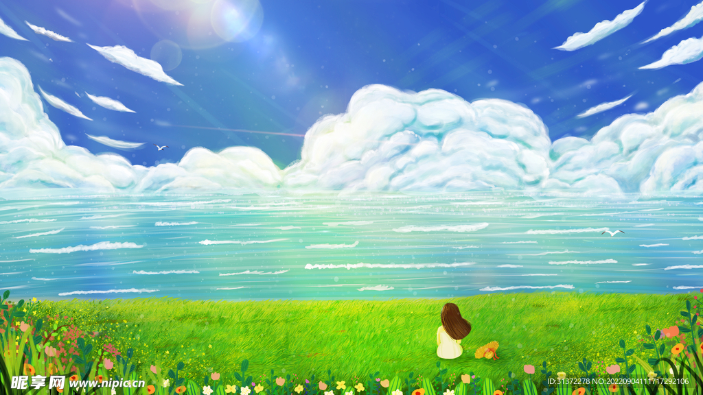 小清新简约创意海报图片