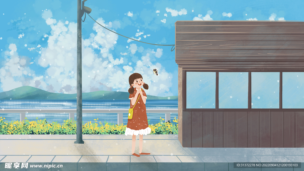小清新简约创意海报图片