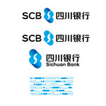 四川银行logo标志标识辅助图