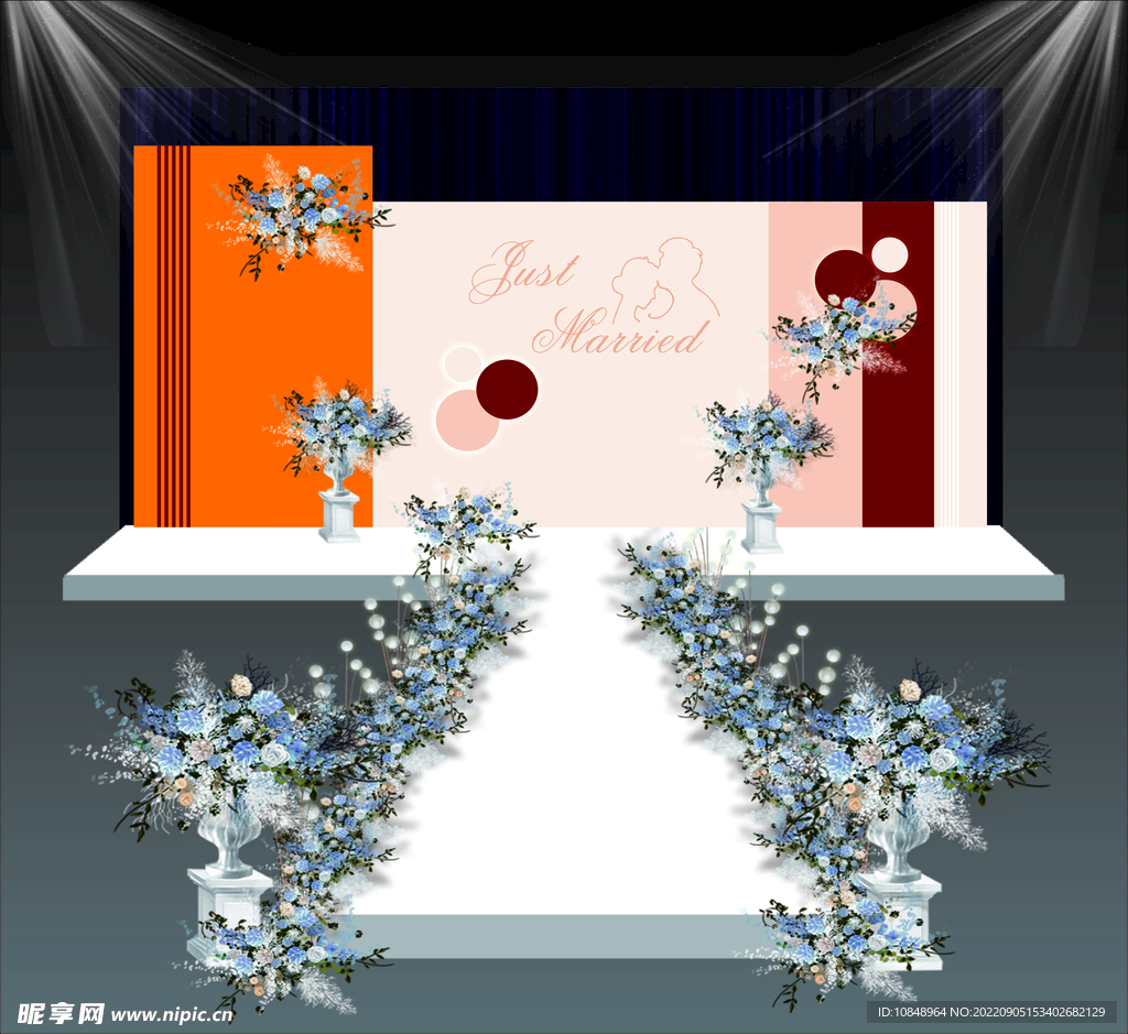 韩式婚礼设计图__广告设计_广告设计_设计图库_昵图网nipic.com