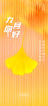秋分海报 二十四节气 传统文化