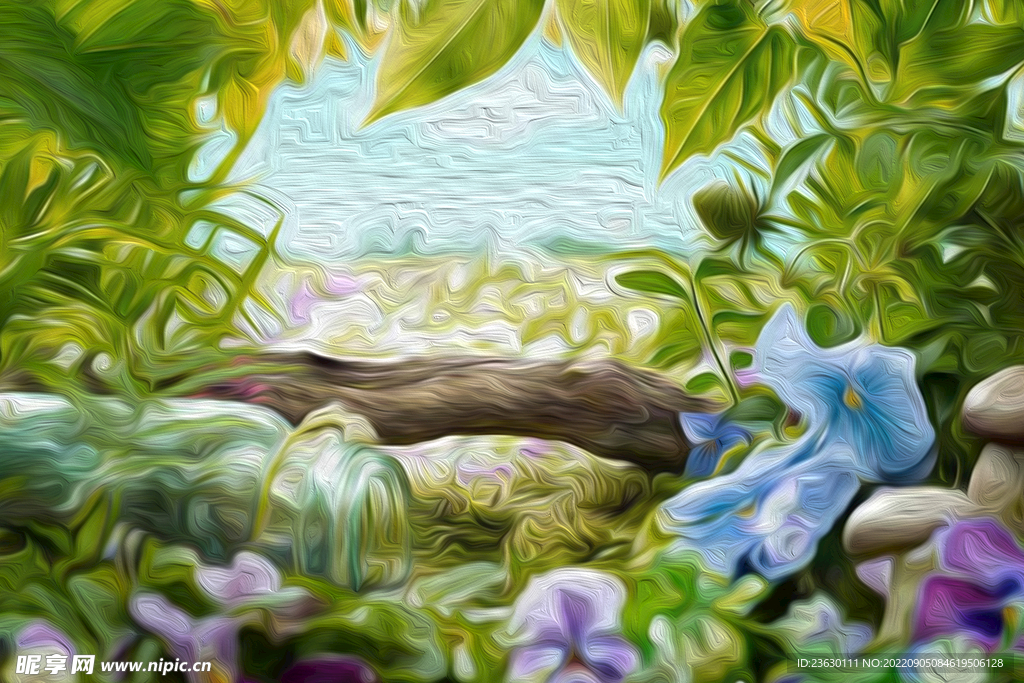 油画效果