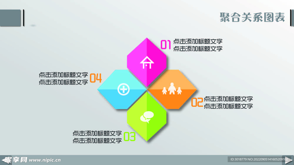 扁平化图表