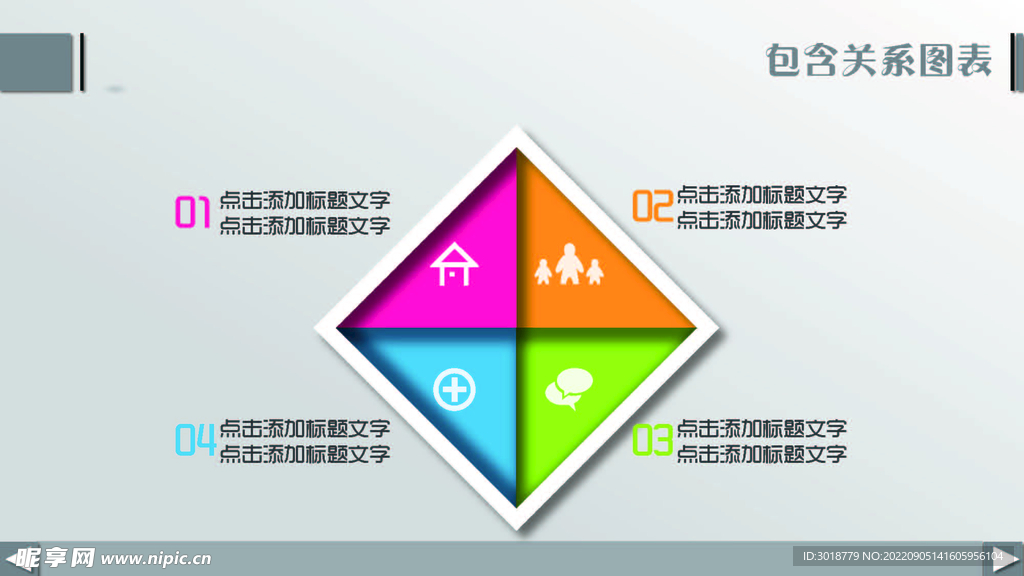 扁平化图表
