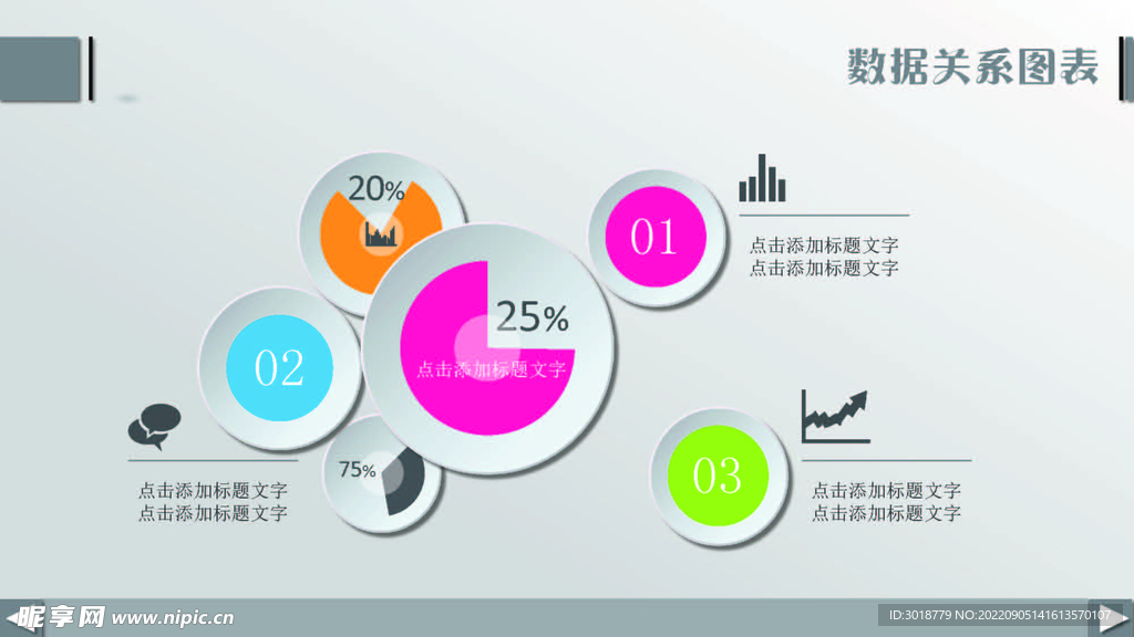 扁平化图表