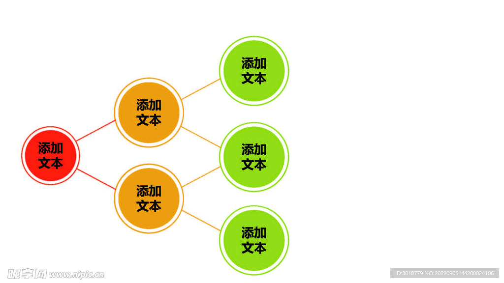 扁平化图表 