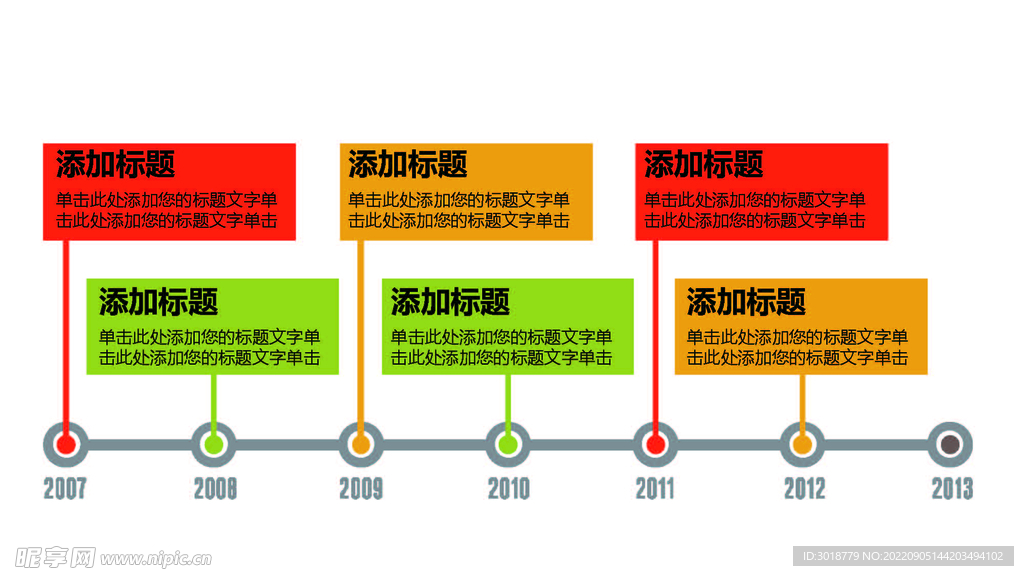 扁平化图表 
