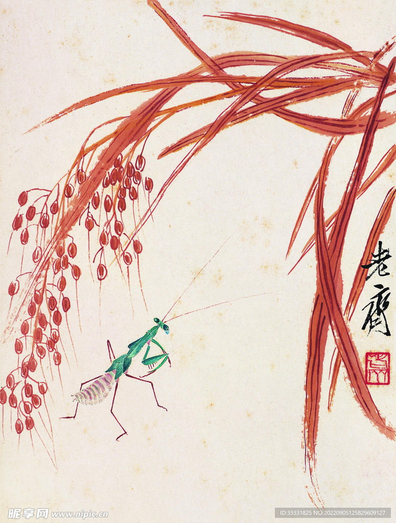 齐白石国画