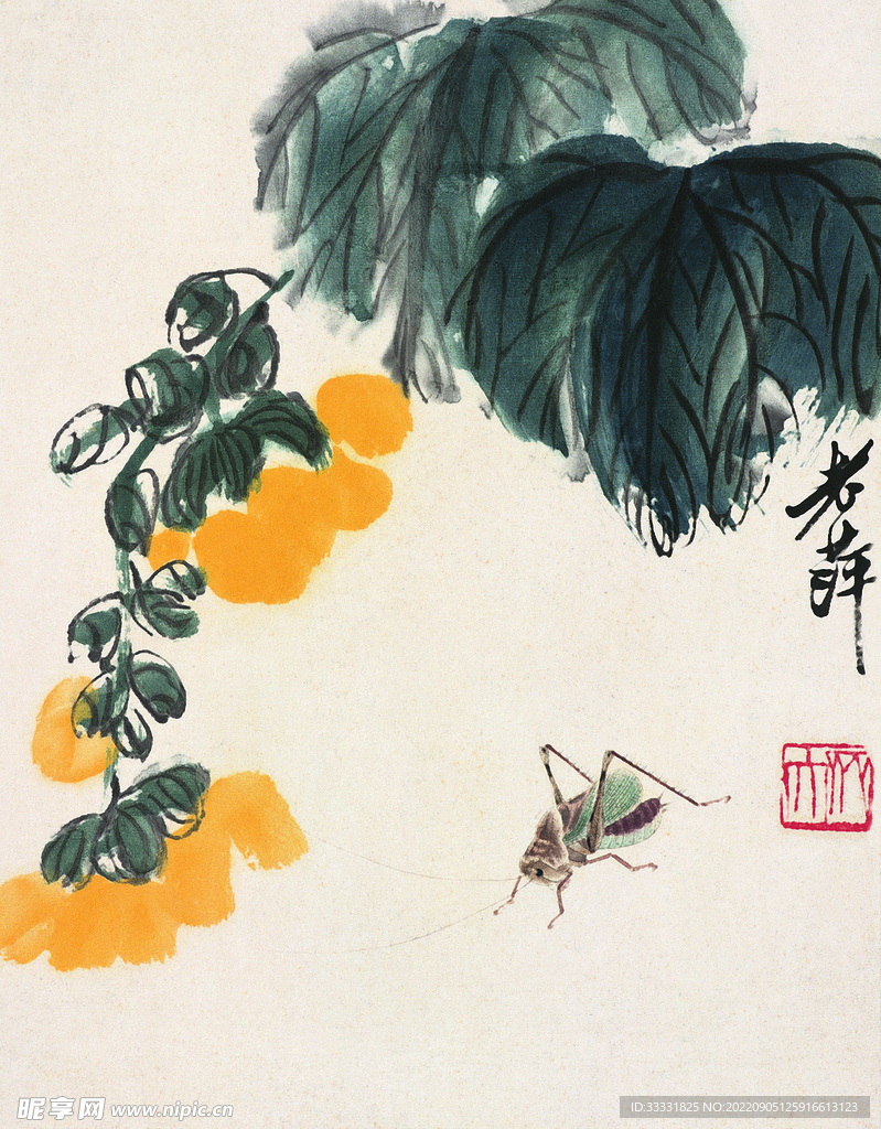 齐白石国画