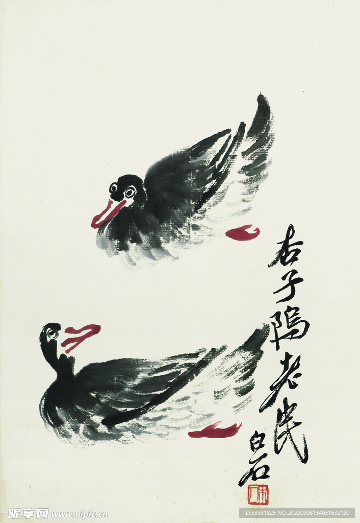 齐白石国画