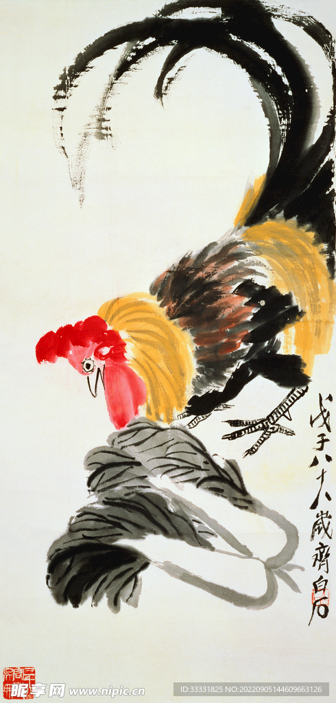 齐白石国画