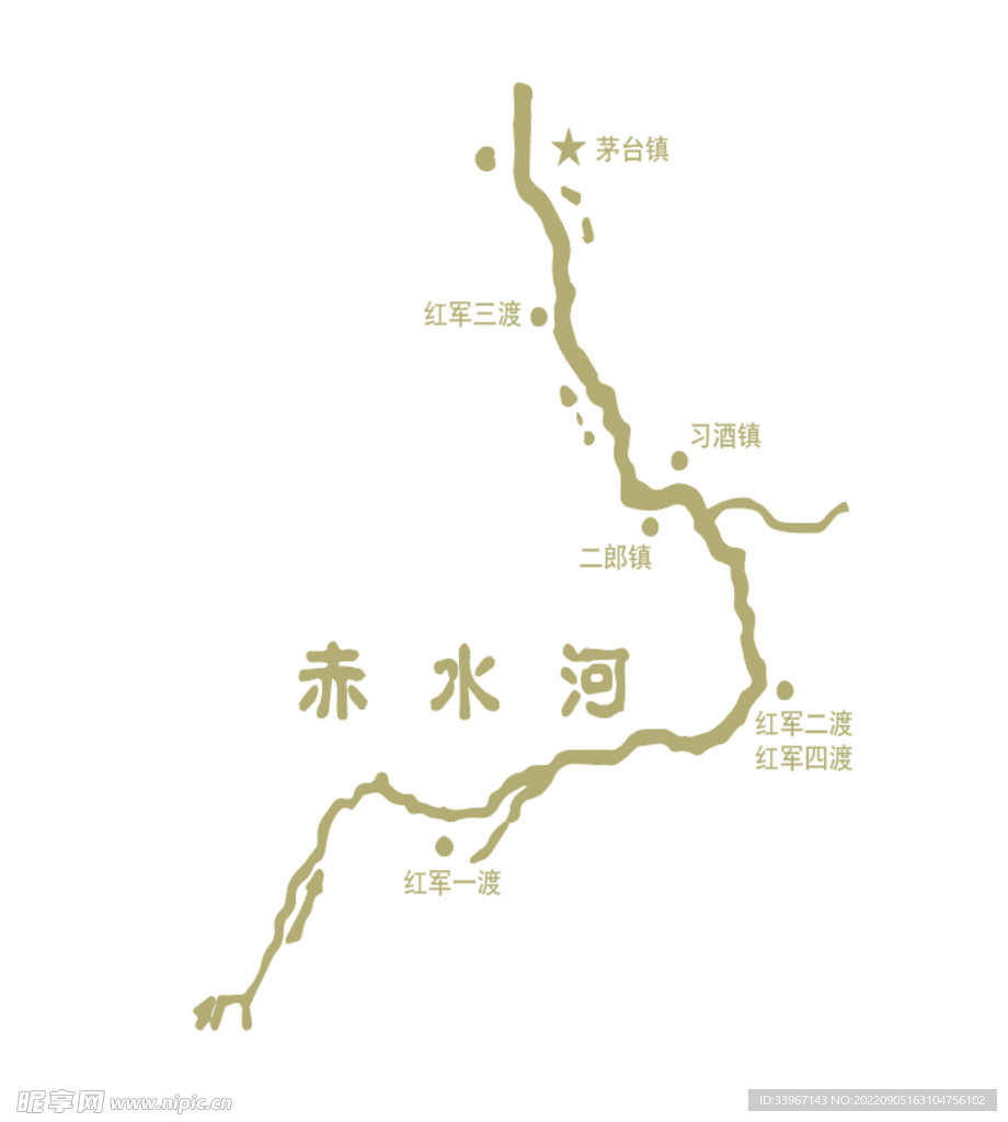赤水河路线图